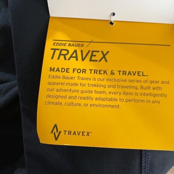 Eddie Bauer Travex Freedry Pants Womens XL Black Pull On Nylon Blend NWT PT-2152 - Picture 11 of 12